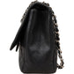 Chanel Quilted Caviar Leather Jumbo Single Flap Crossbody Bag