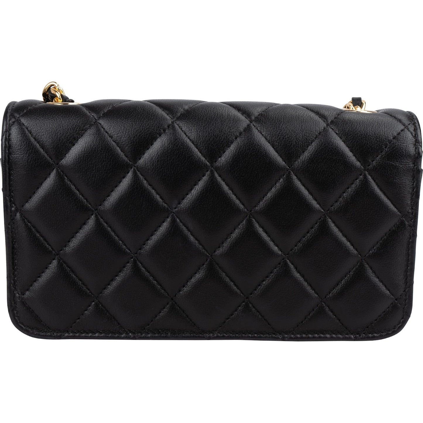 Chanel Quilted Lambskin Coco Casino Single Flap Crossbody Bag