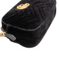 Gucci Chevron Velvet Marmont GG Crossbody Bag