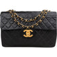 Chanel Quilted Lambskin 24K Gold Jumbo Single Flap Crossbody Bag