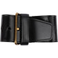 Louis Vuitton Black Leather Grip Griffklammer