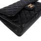 Chanel Quilted Caviar Leather Jumbo Double Flap Crossbody Bag