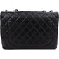 Chanel Quilted Caviar Leather Jumbo Single Flap Crossbody Bag