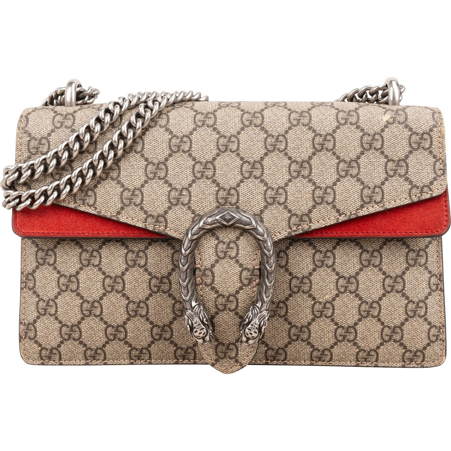Gucci Monogram GG Supreme Canvas Dionysus Shoulder Bag