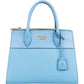 Prada Saffiano Leather Small Promenade Double Zip Kelly Style City Handbag
