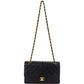 Chanel Quilted Lambskin 24K Gold Medium Double Flap Shoulder Bag