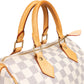 Louis Vuitton Monogram Damier Azur Speedy 25 Handbag