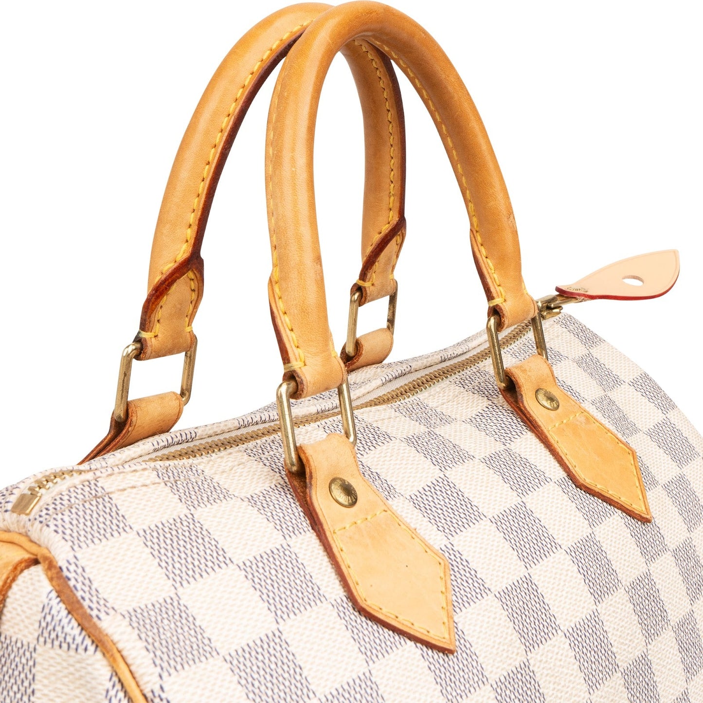 Louis Vuitton Monogram Damier Azur Speedy 25 Handbag