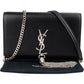 Saint Laurent Grain de Poudre Kate Tassel Wallet On Chain Crossbody Bag