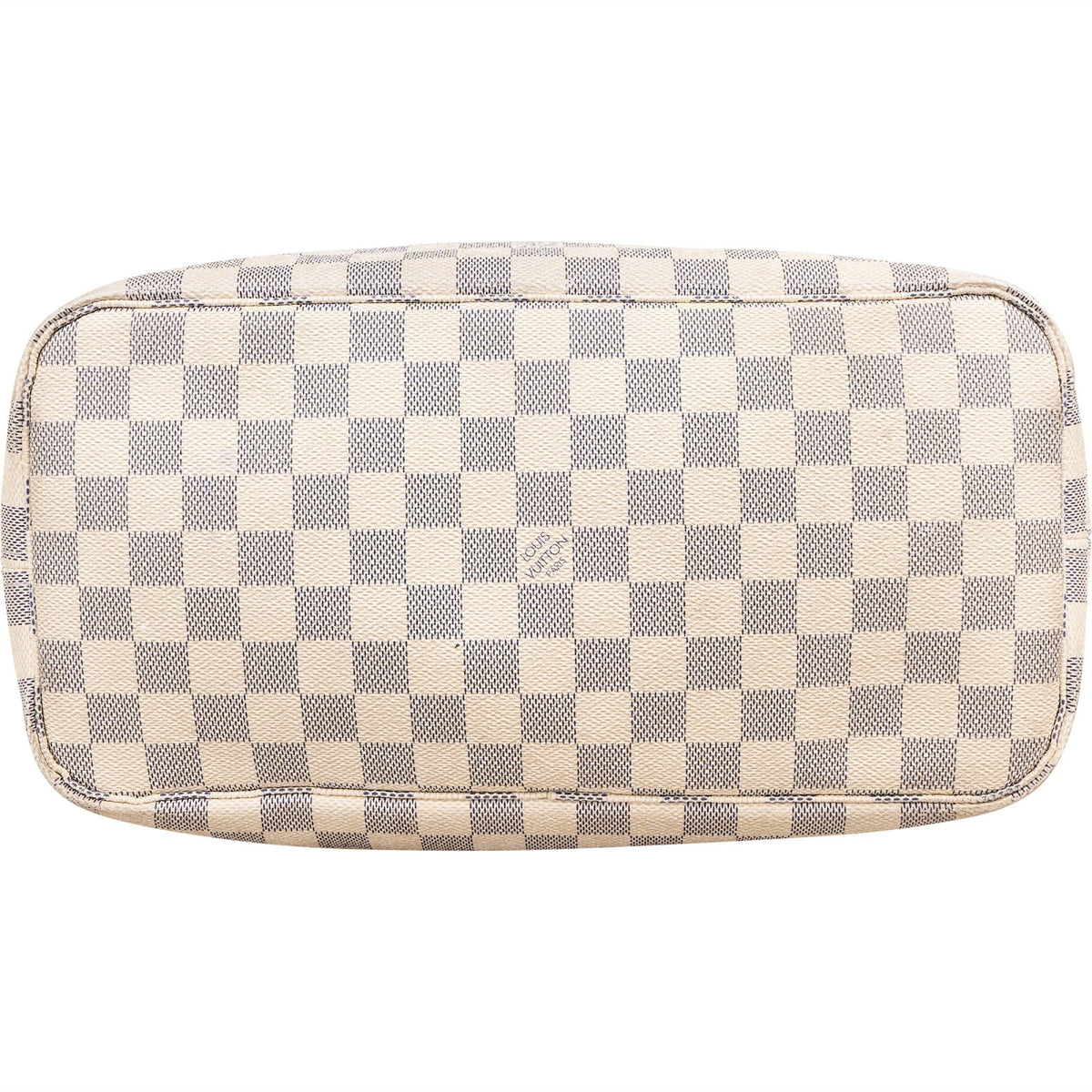 Louis Vuitton Monogram Damier Azur Neverfull MM Shoulder Bag