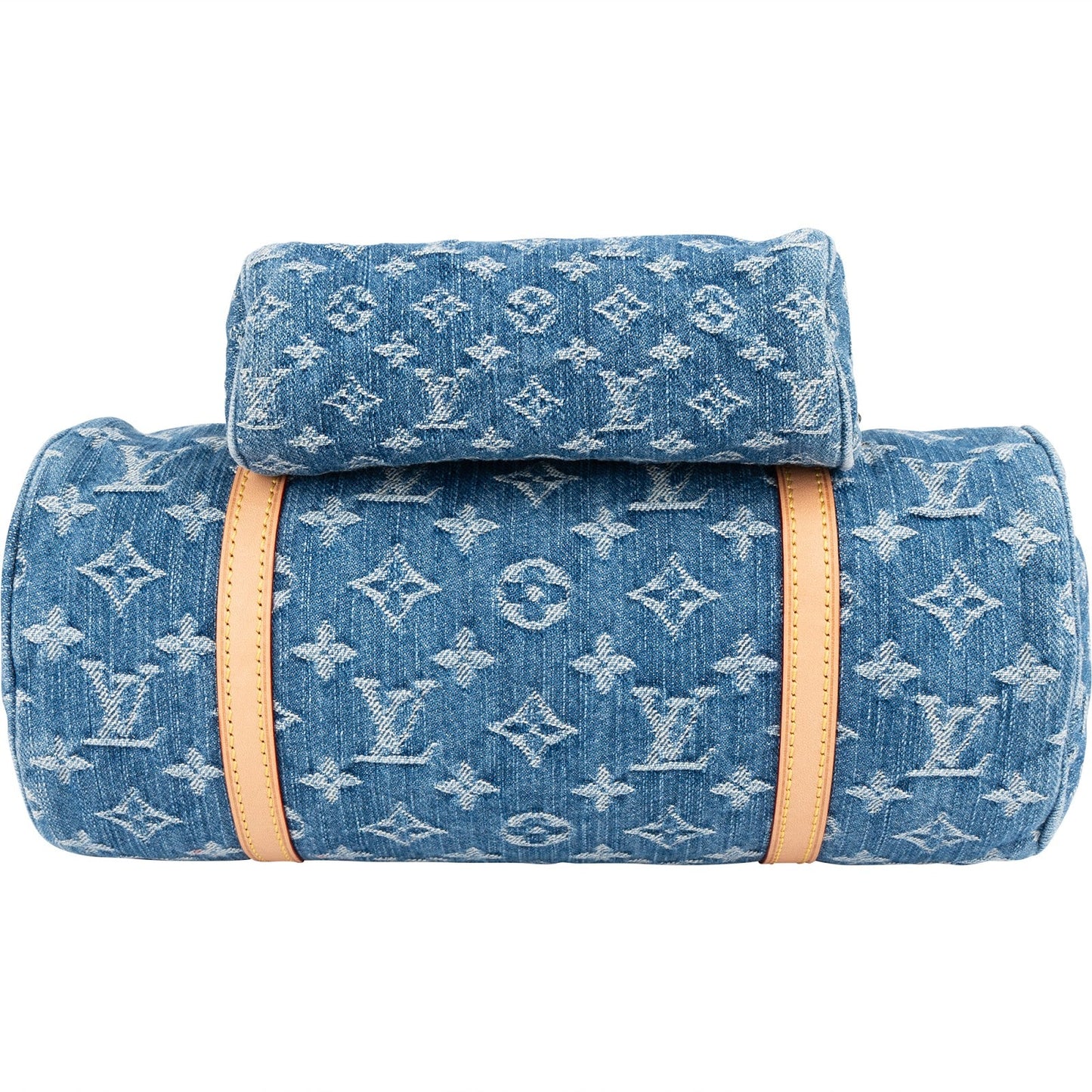 Louis Vuitton Monogram Denim Papillon Set Handbag