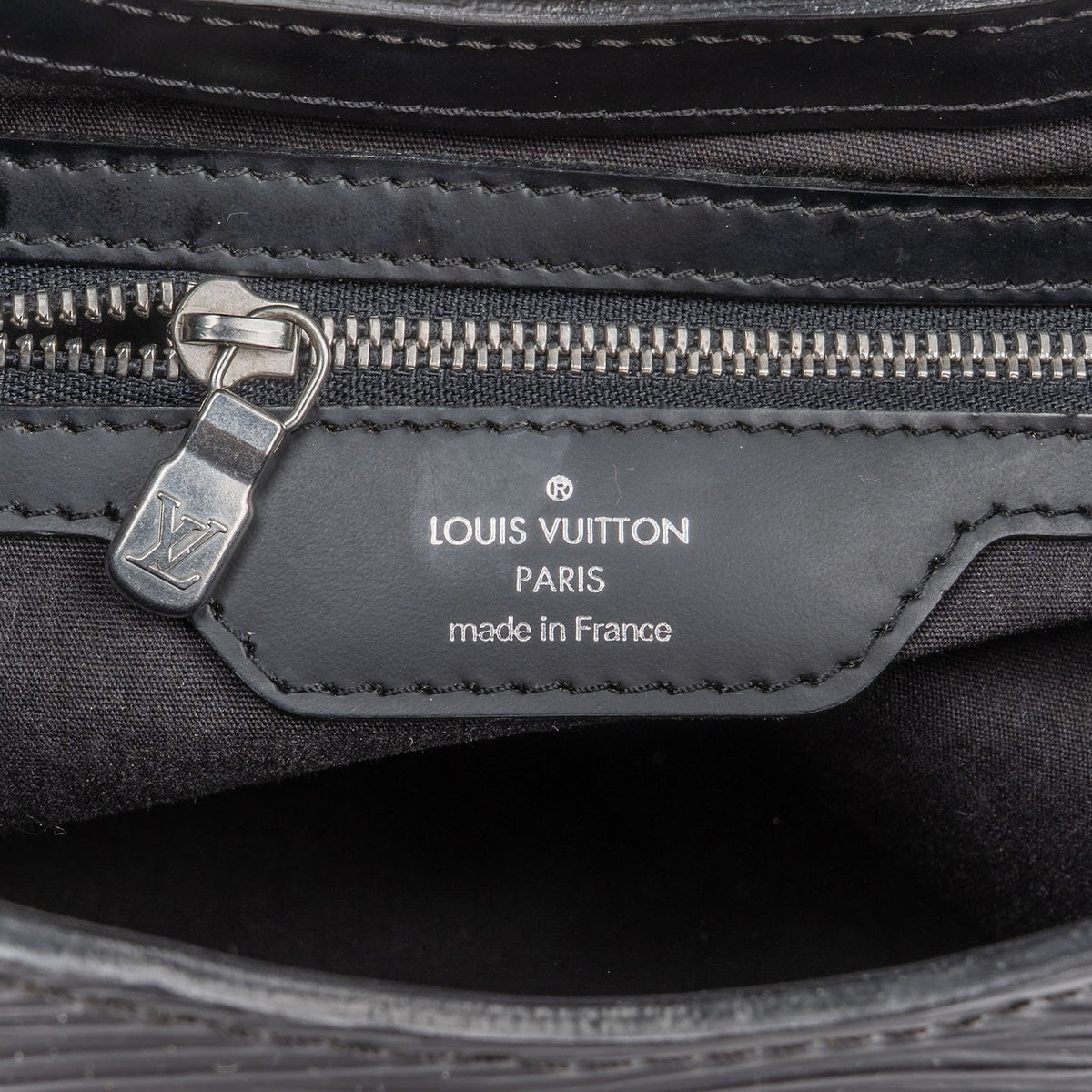 Louis Vuitton Noir Epi Leather Montaigne BB Handbag