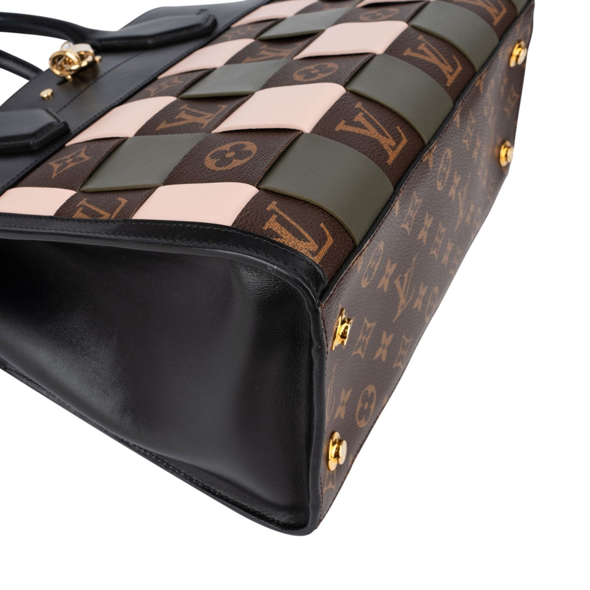 Louis Vuitton Monogram Canvas Checkboard Tressage City Steamer MM Handbag