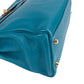 Hermès Bleu Izmir Clemence Leather Kelly 32 Handbag