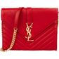 Yves Saint Laurent Quilted Calfskin Envelope Shoulder Bag