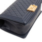 Chanel Quilted Caviar Leather Medium Boy Single Flap Crossbody Bag