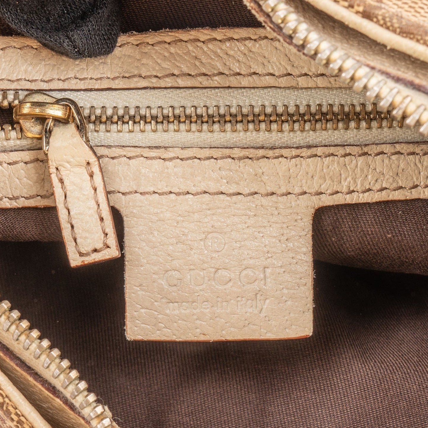 Gucci Monogram GG Horsebit Hobo Shoulder Bag