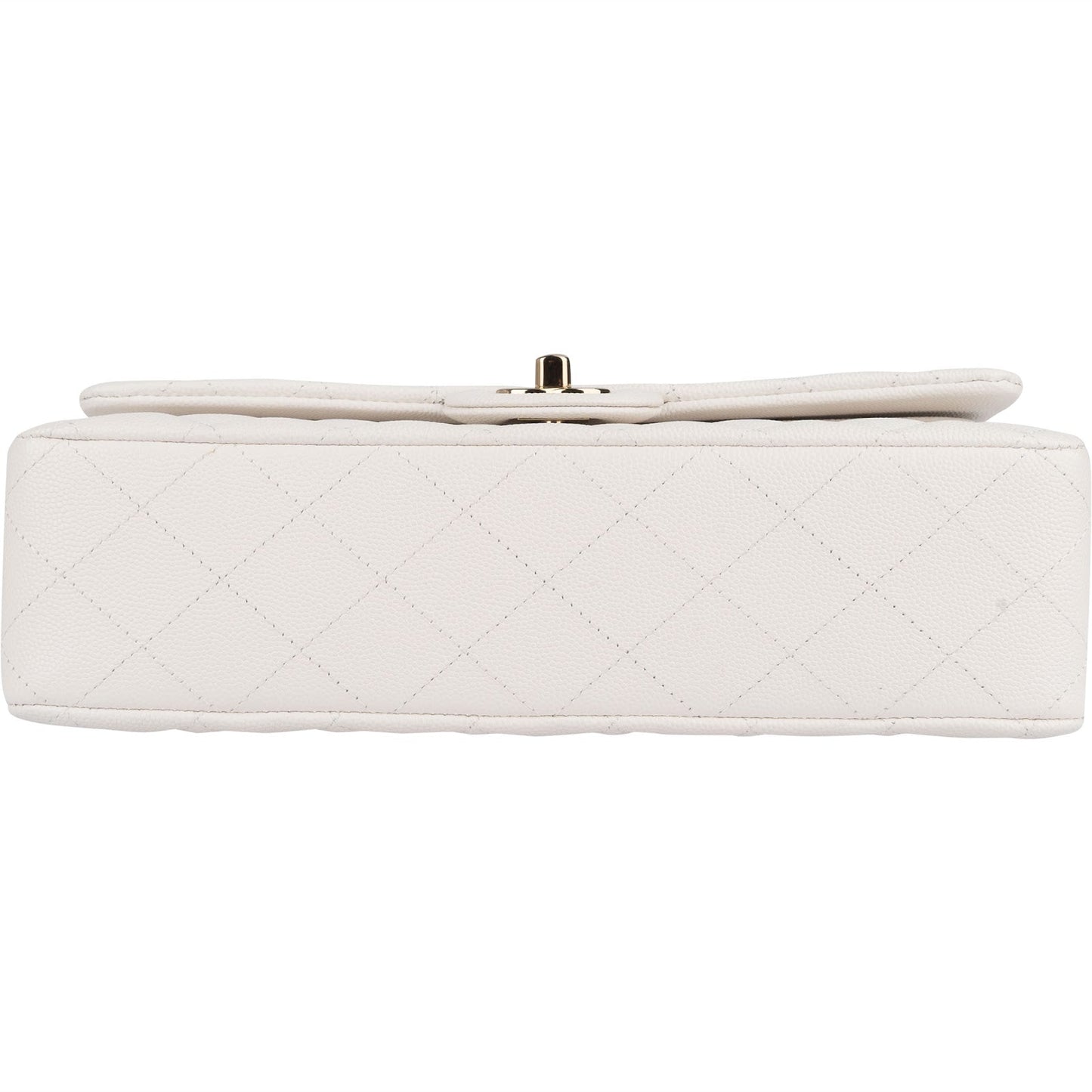 Chanel Quilted Caviar Leather Medium Double Flap Shoulder Bag