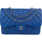 Chanel Quilted Caviar Leather Jumbo Double Flap Crossbody Bag