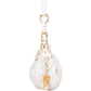 Prada White Soft Calf Leather Ruched Shoulder Bag