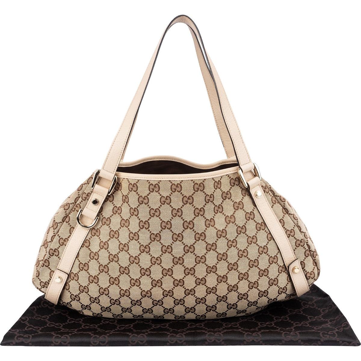 Gucci Monogram GG Canvas Abbey Shoulder Bag