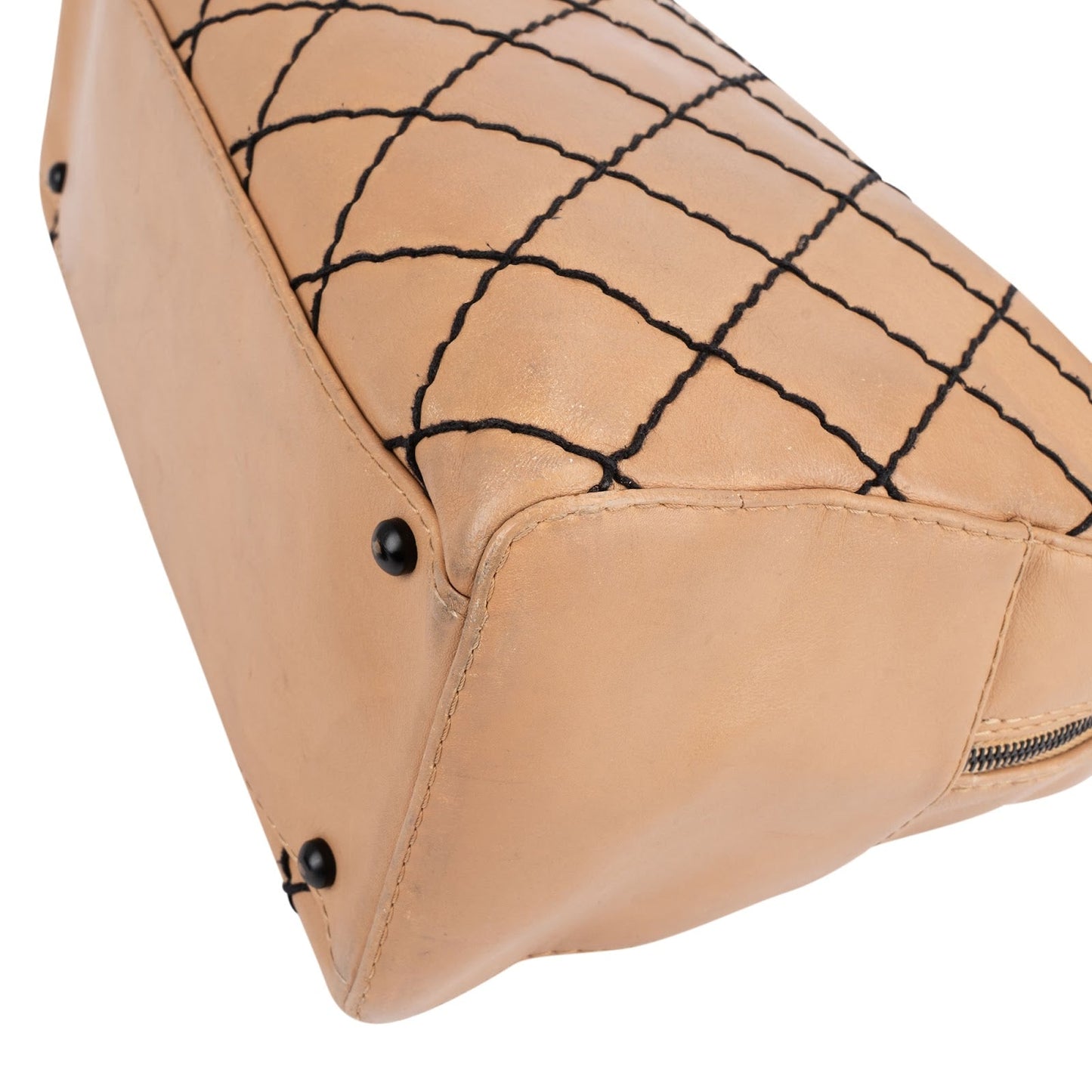 Chanel Stitching Leather CC Handbag