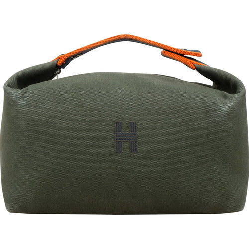 Hermès Canvas Bride-a-Brac Case Toiletry Bag PM