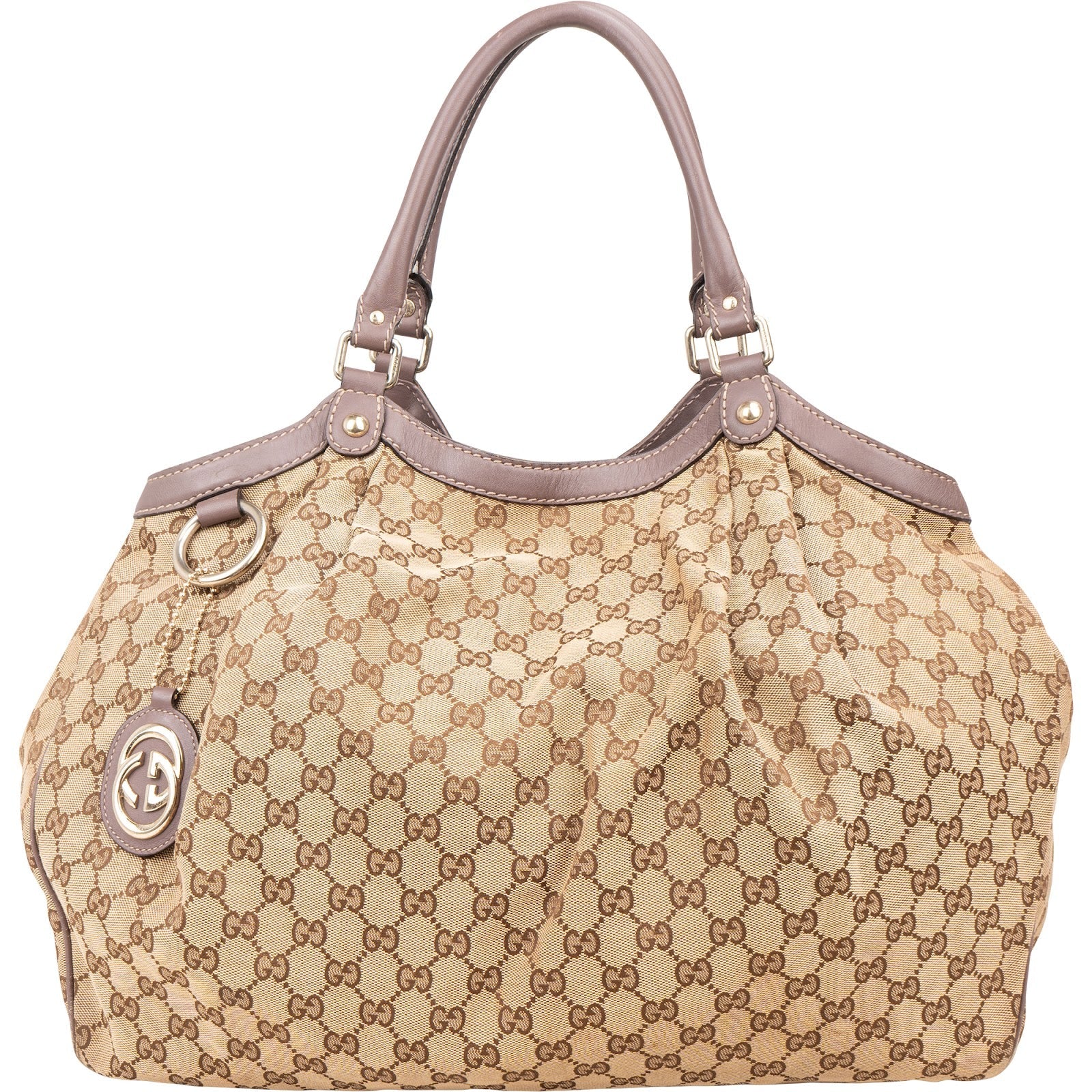 Gucci Monogram GG Canvas Sukey Large Tote Shoulder Bag