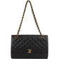 Chanel Quilted Lambskin Bicolor Double Flap Shoulder Bag