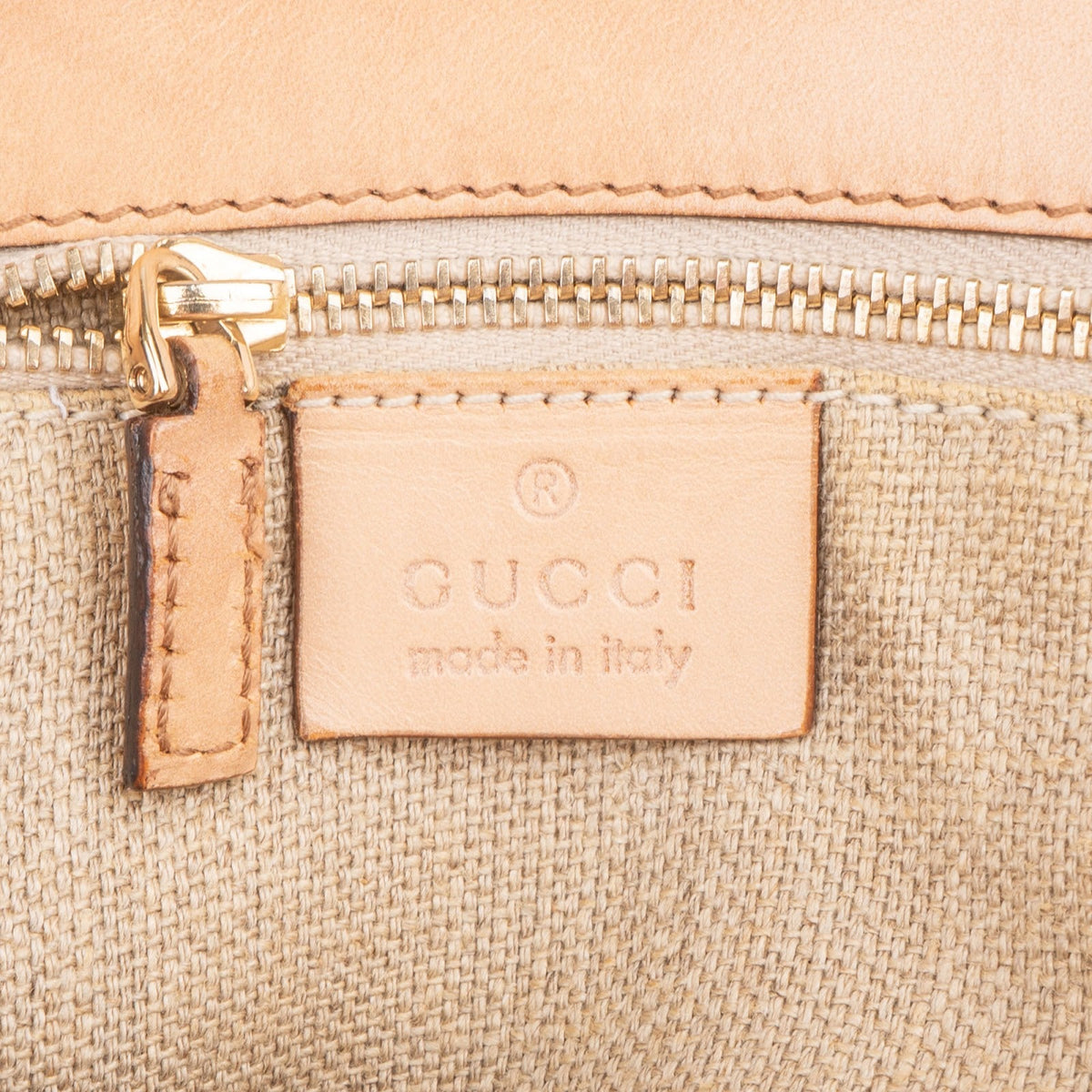 Gucci Floral Print Canvas Bamboo Handle Tote Shoulder Bag
