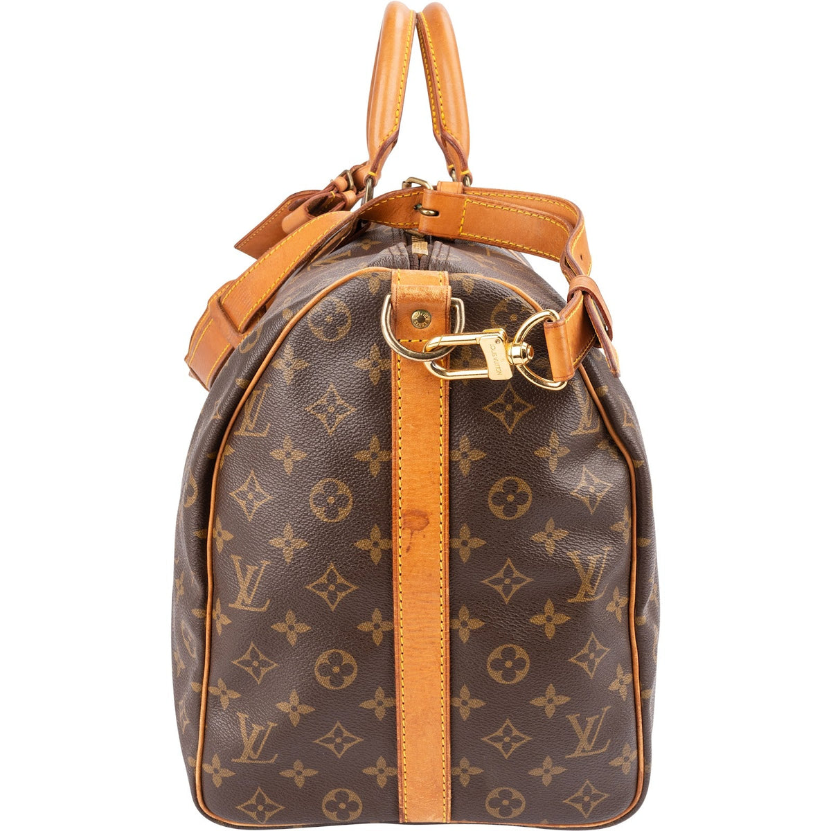 Louis Vuitton Monogram Canvas Keepall 50 Bandoulière Travel Bag