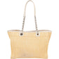 Chanel Raffia Deauville Tote Shoulder Bag