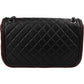 Chanel Quilted Lambskin Bicolor Jumbo Single Flap Shoulder Bag