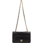 Chanel Quilted Lambskin Medium 24K Gold Double Flap Shoulder Bag