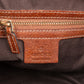 Gucci Monogram GG Bamboo Handle Studded Hobo Handbag