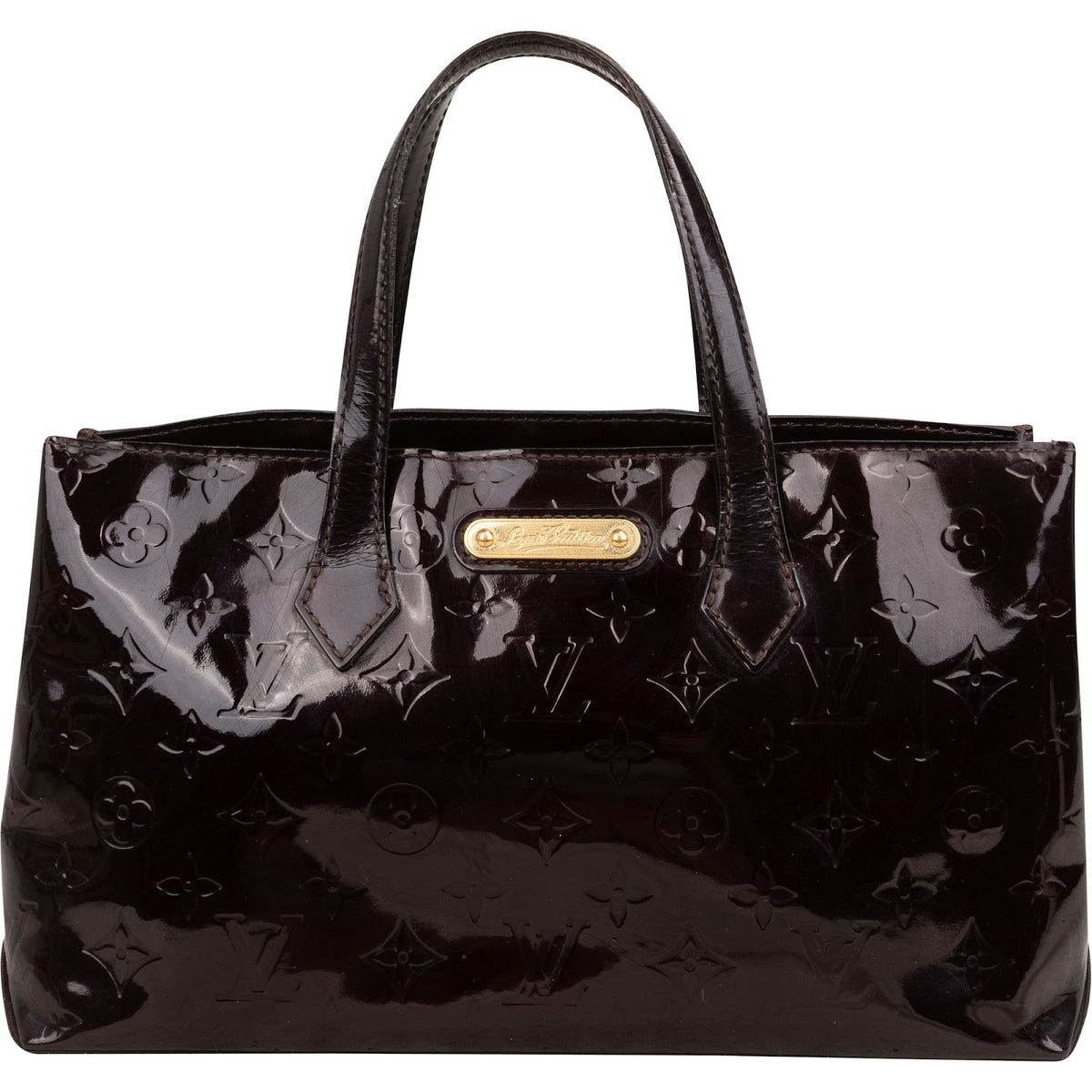 Louis Vuitton Monogram Vernis Wilshire PM Handbag