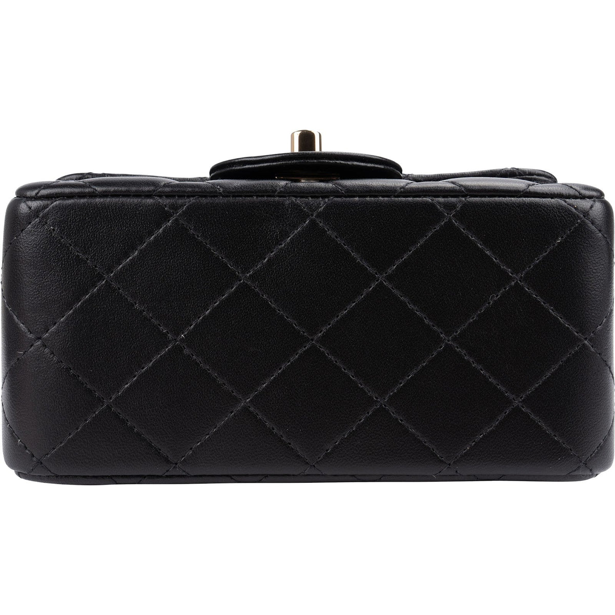 Chanel Quilted Lambskin Mini Square Single Flap Crossbody Bag