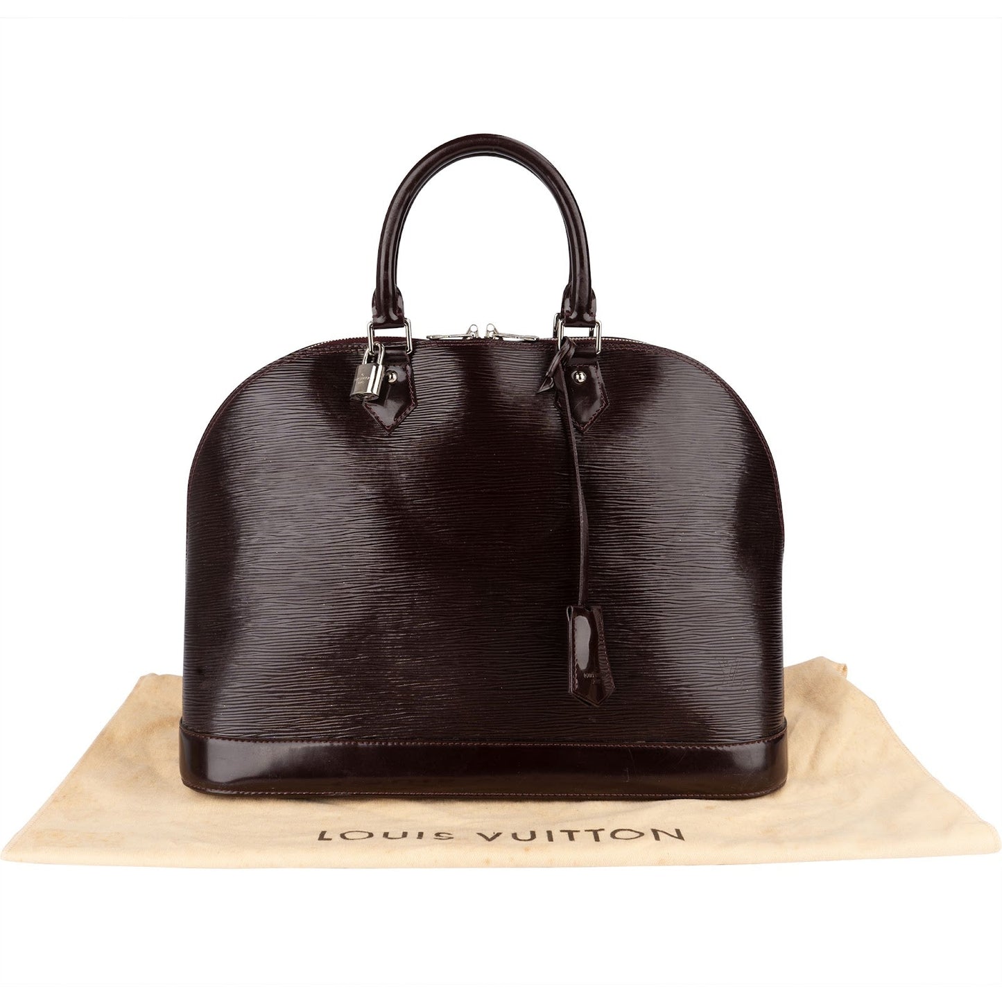 Louis Vuitton Prune Electric Epi Leather Alma GM Handbag
