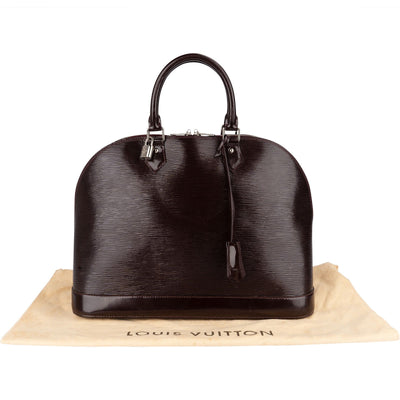 Louis Vuitton Prune Electric Epi Leather Alma GM Handbag