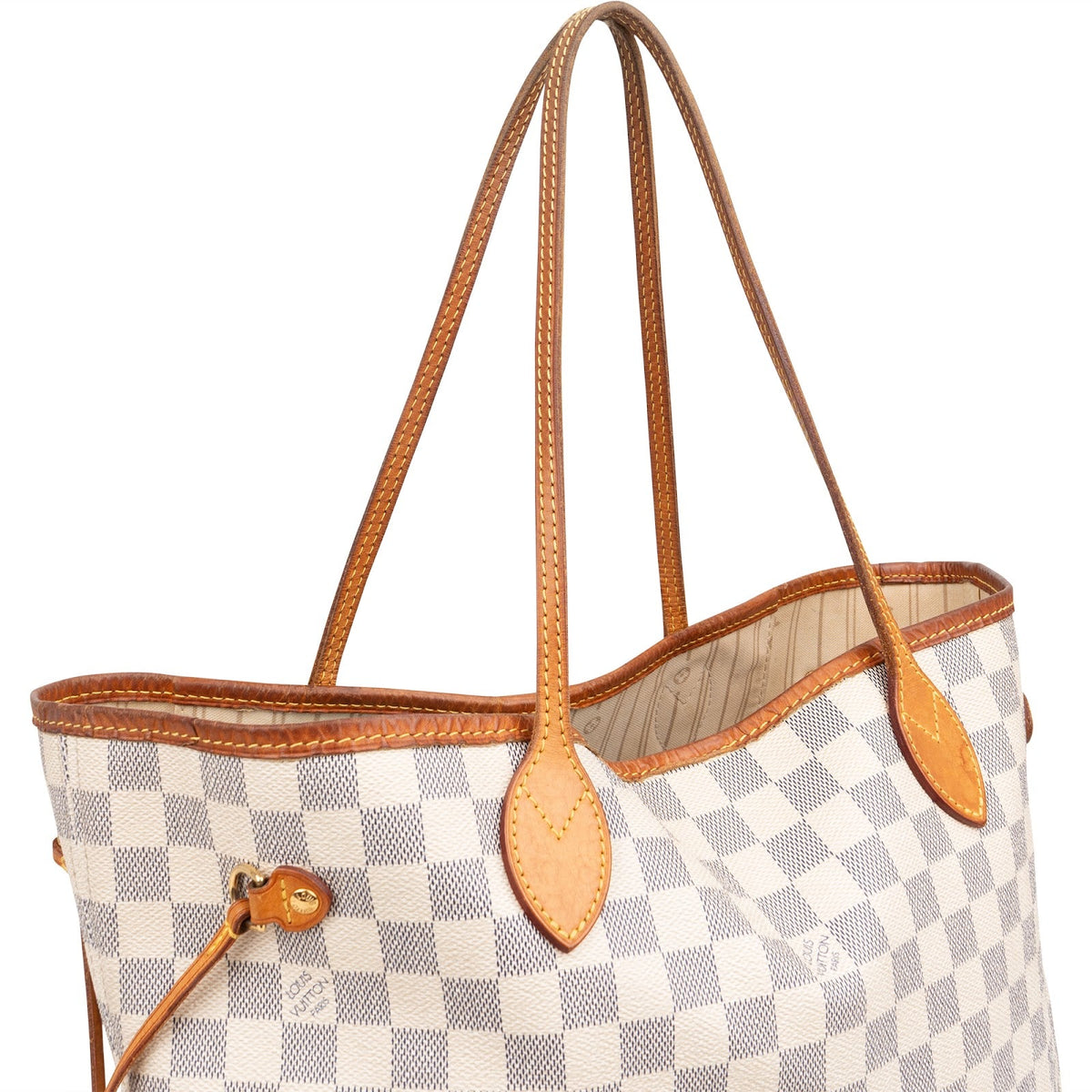 Louis Vuitton Neverfull MM aus Damier Azur Canvas – Ansicht 2