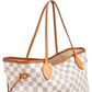 Louis Vuitton Monogram Damier Azur Neverfull MM Shoulder Bag