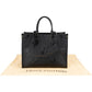 Louis Vuitton Noir Monogram Empreinte Leather OnTheGo MM Shoulder Bag