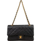 Chanel Quilted Lambskin 24K Gold Medium Double Flap Shoulder Bag