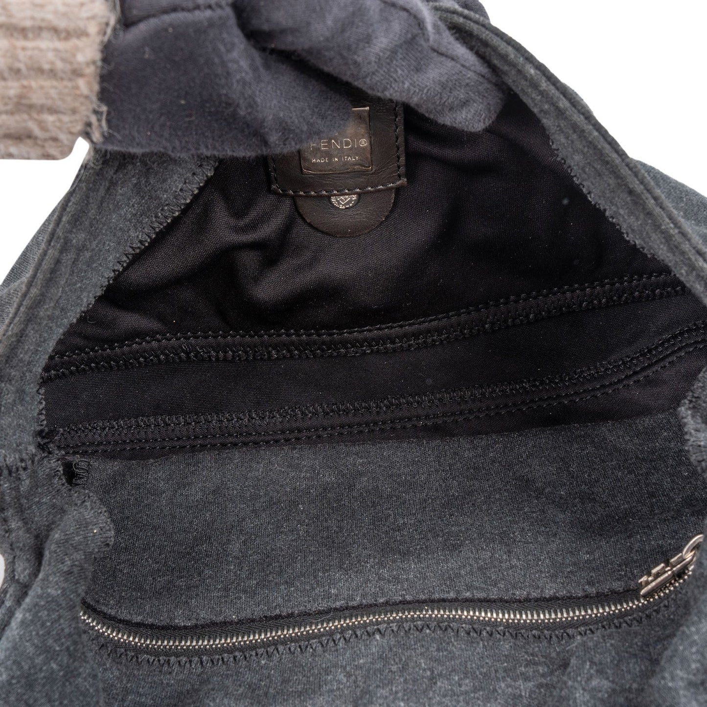 Fendi Jersey Baguette Shoulder Bag