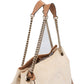 Gucci Perforated Leather Canvas GG Soho Crossbody Bag