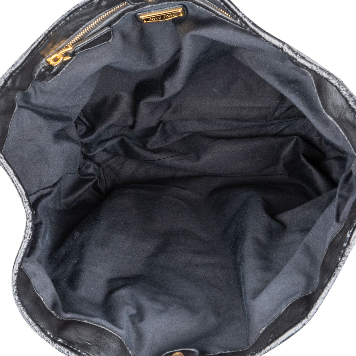 Miu Miu Quilted Vitello Shine Large Bowler Handbag
