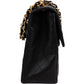 Chanel Quilted Lambskin 24K Gold Maxi Single Flap Crossbody Bag