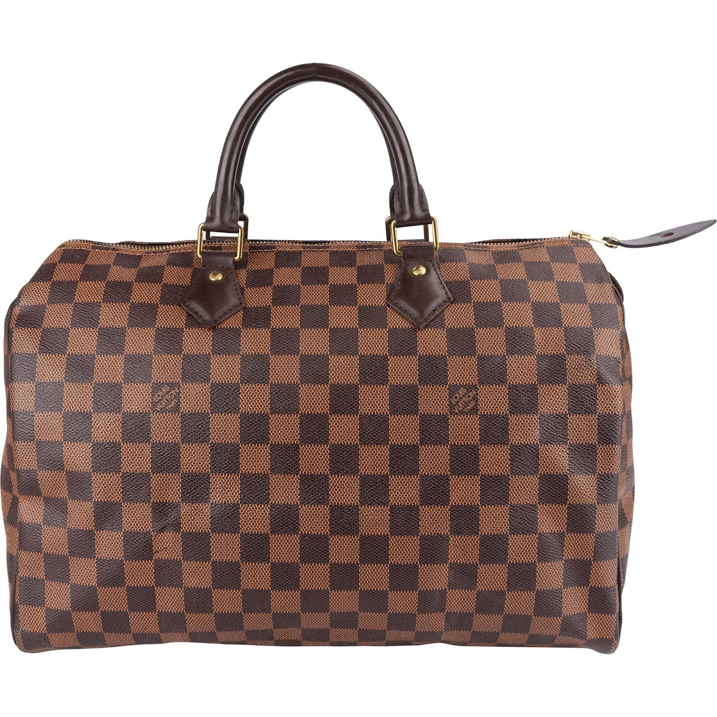 Louis Vuitton Monogram Damier Ebene Speedy 35 Handbag