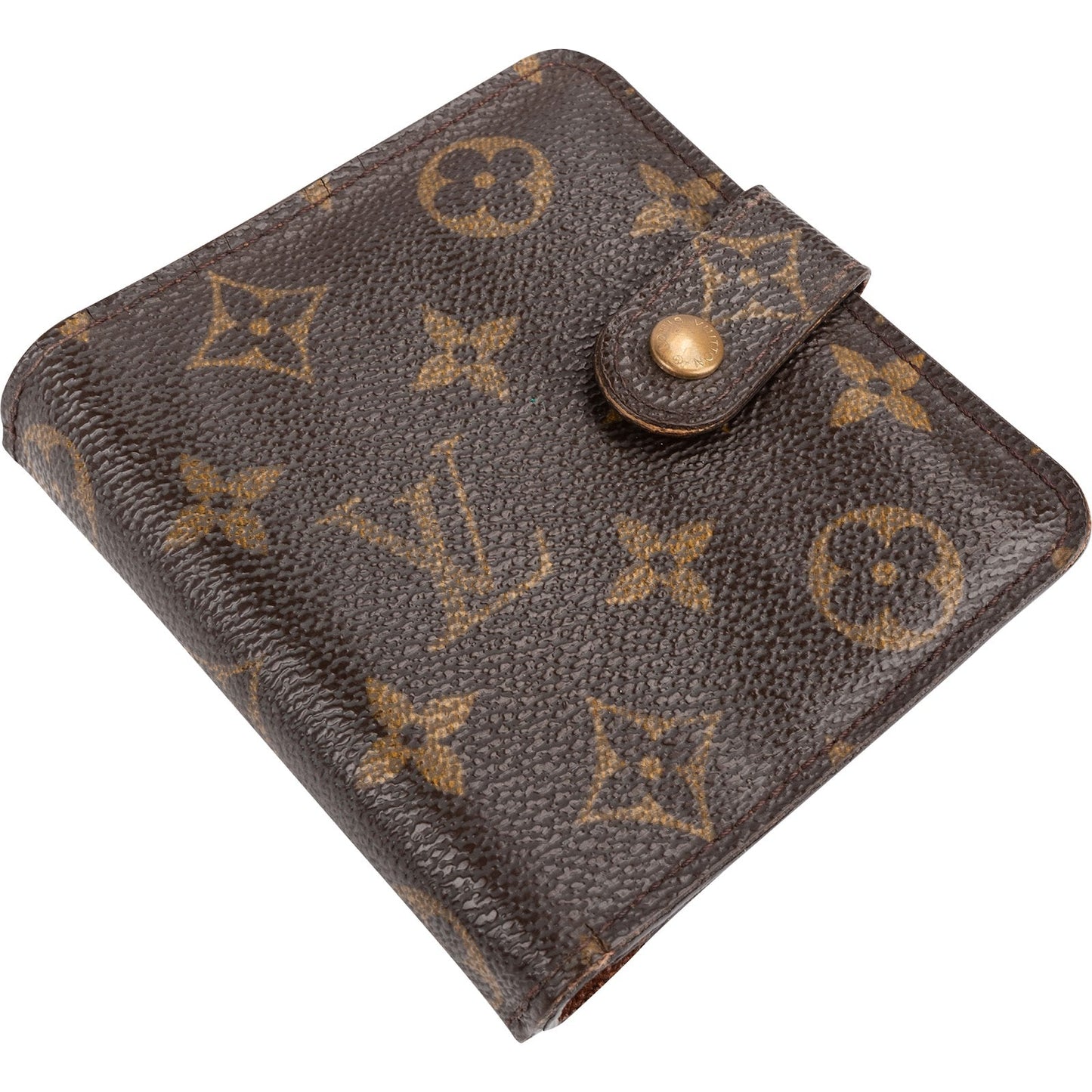 Louis Vuitton Monogram Canvas Compact Zip Wallet