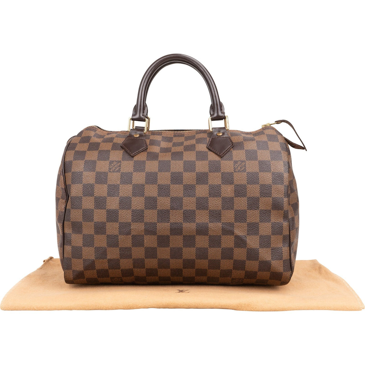 Louis Vuitton Monogram Damier Ebene Speedy 30 Handbag